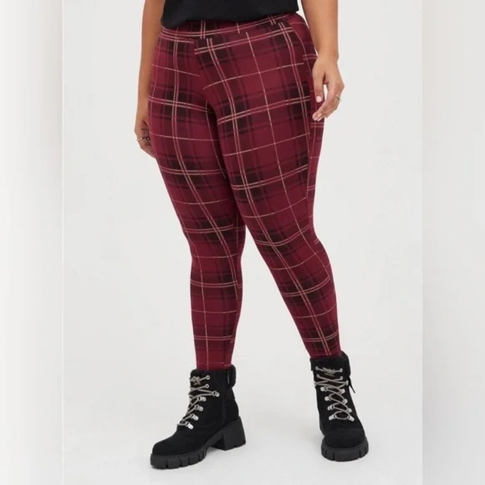 ❄️ Torrid | Premium Legging - Plaid Purple 2X